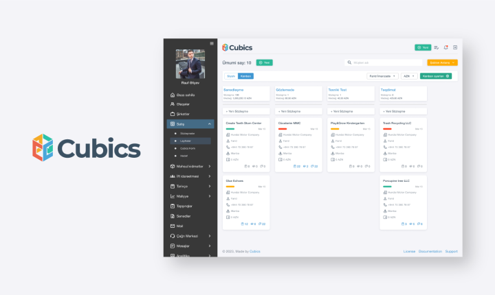 Layihələrin idarə edilməsi üçün Cubics Rəqəmsal Həlləri